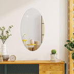 Combo of Oval Shape & Square Shape Mirror (Pack of 2)