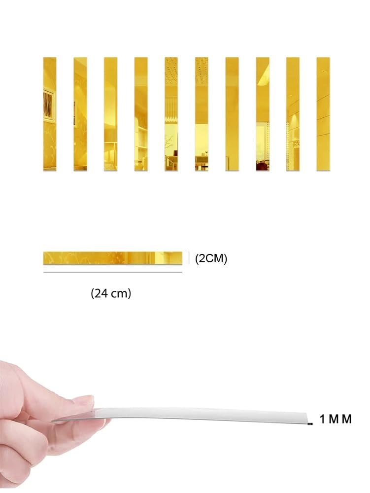 Dream Store - Strip Designed Rectangle Shape Mirror