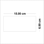 Golden acrylic rectangle mirror up