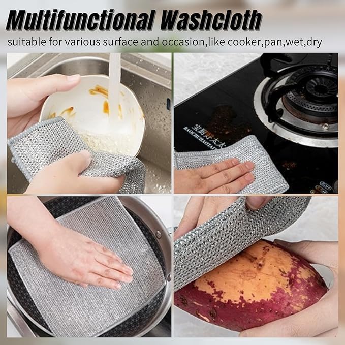 KASHIVAL Scrub Pad (Pack of 5)