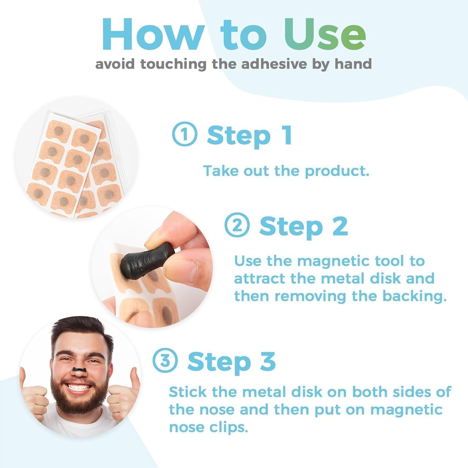 Magnetic Nasal Strips - BreatheWell™ (Pack Of 2)