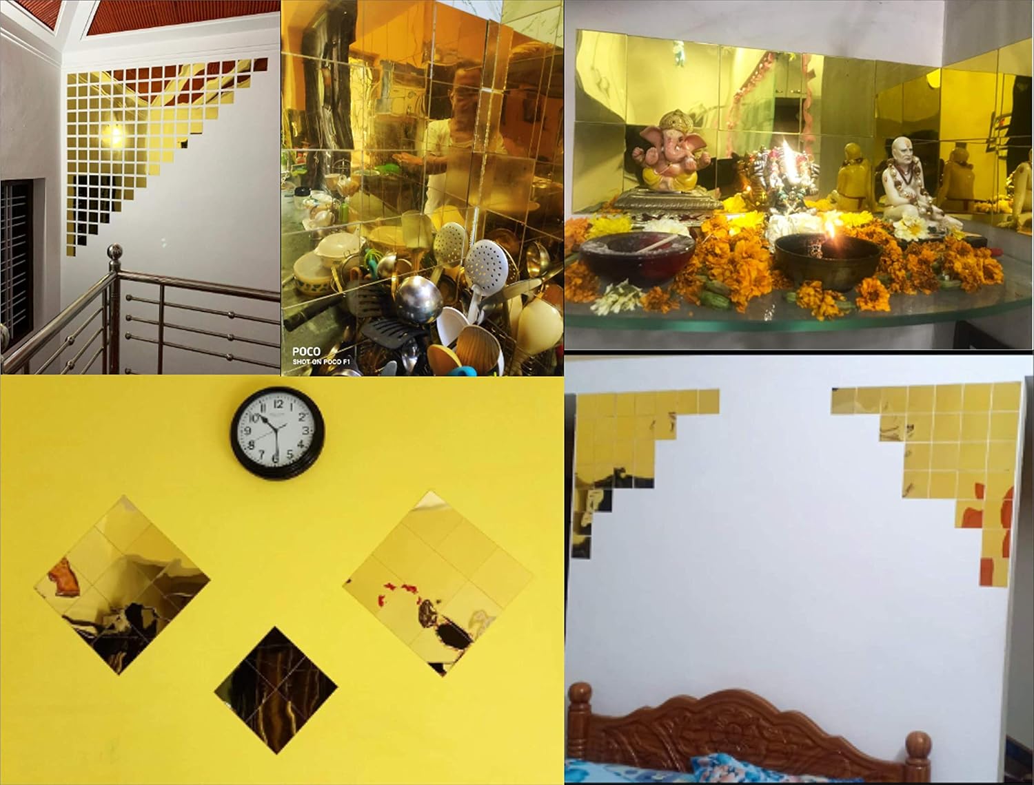 GoldSquare™ Mirror Decore
